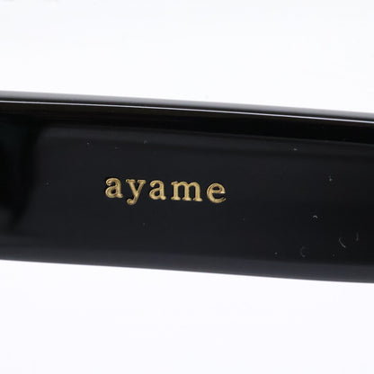 ayame アヤメ 【美品】LAYS BK レイズ オーバルシェイプ テレビジョンカット サングラス