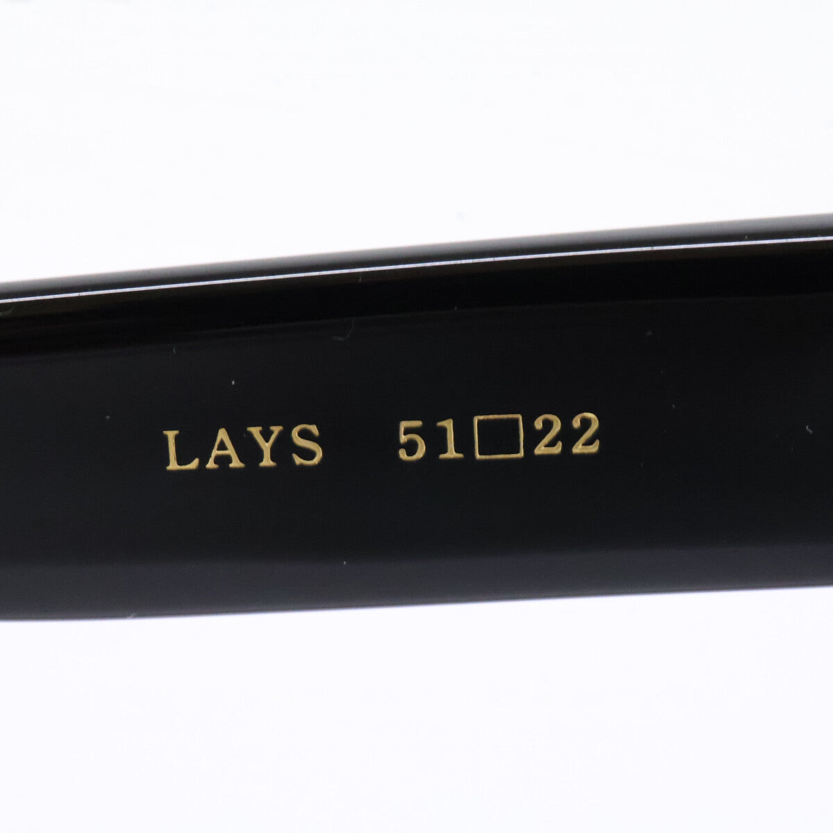 ayame アヤメ 【美品】LAYS BK レイズ オーバルシェイプ テレビジョンカット サングラス