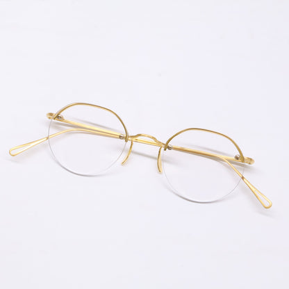 ayame アヤメ 【美品】CP RW シーピーアールダブリュー クラウンパントシェイプ ツーポイント アイウェア 眼鏡