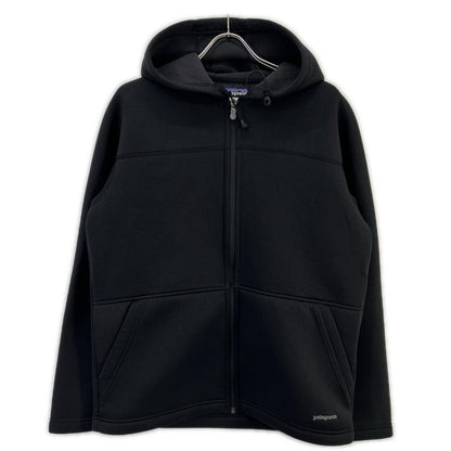 Patagonia 29800 Black Double-Layer Sweatshirt Zip-Up Hoodie Jacket