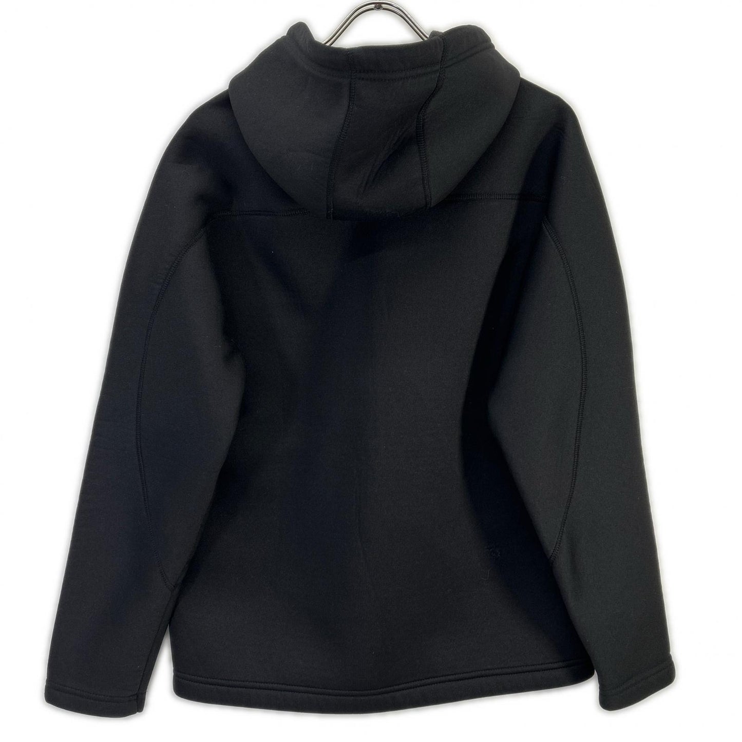 Patagonia 29800 Black Double-Layer Sweatshirt Zip-Up Hoodie Jacket