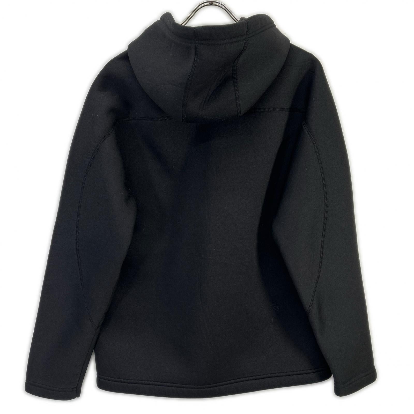 Patagonia 29800 Black Double-Layer Sweatshirt Zip-Up Hoodie Jacket