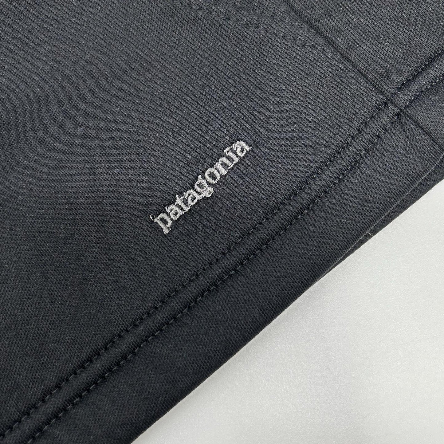 Patagonia 29800 Black Double-Layer Sweatshirt Zip-Up Hoodie Jacket
