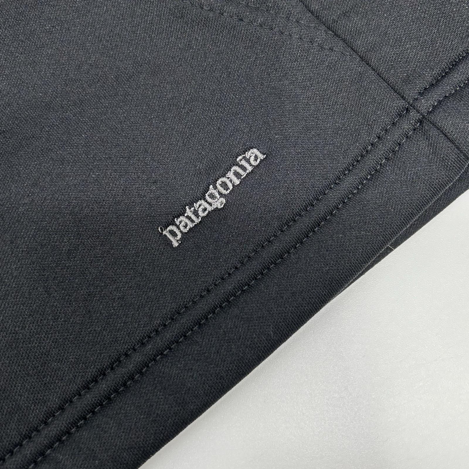 Patagonia 29800 Black Double-Layer Sweatshirt Zip-Up Hoodie Jacket