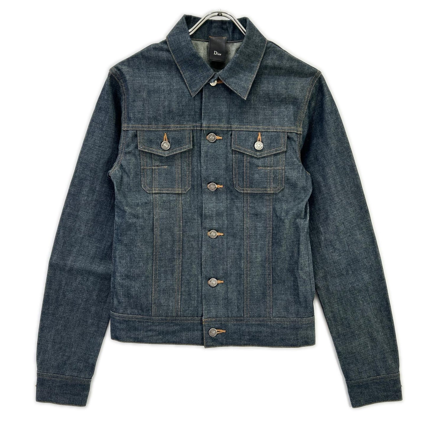 Dior HOMME ディオールオム 163C423A1437 ブルー系 コットン100 トラッカー デニムジャケット ジャケット