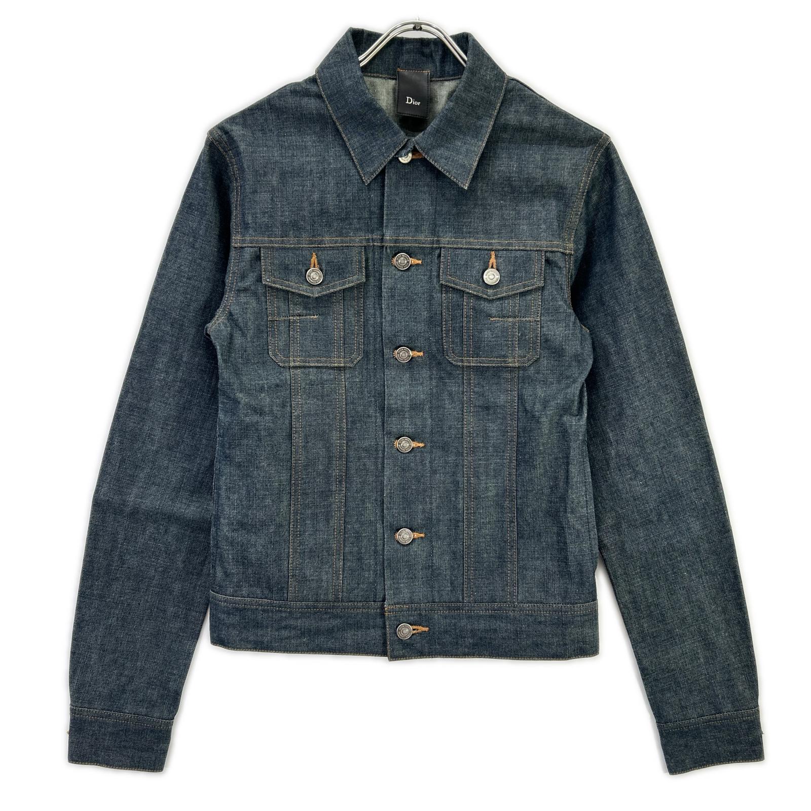 Dior HOMME ディオールオム 163C423A1437 ブルー系 コットン100 トラッカー デニムジャケット ジャケット