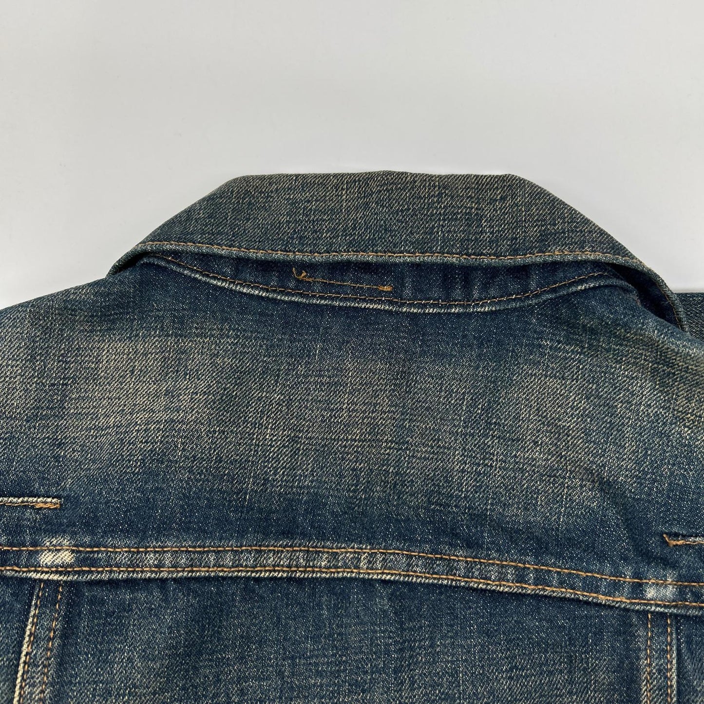 Dior HOMME ディオールオム 133C423TY012 ブルー イエローステッチ デニムジャケット ジャケット