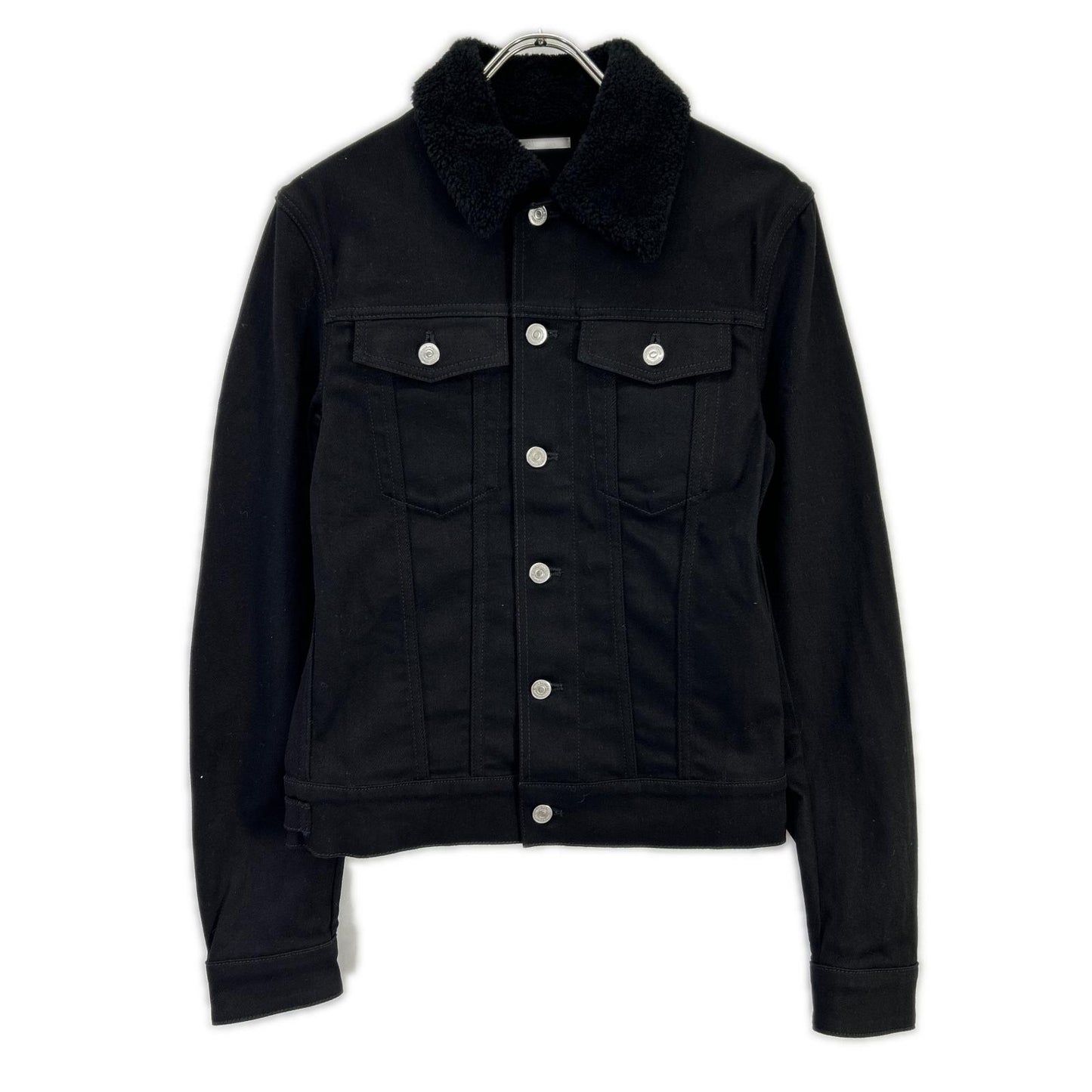 Dior HOMME ディオールオム 863C414Z4209 ブラック ボアカラー 3rd デニムジャケット ジャケット