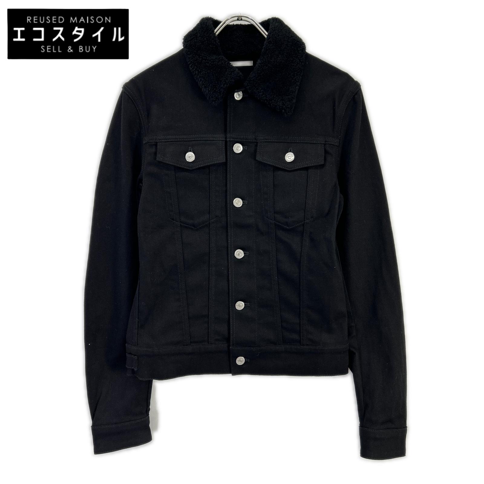 Dior HOMME ディオールオム 863C414Z4209 ブラック ボアカラー 3rd デニムジャケット ジャケット