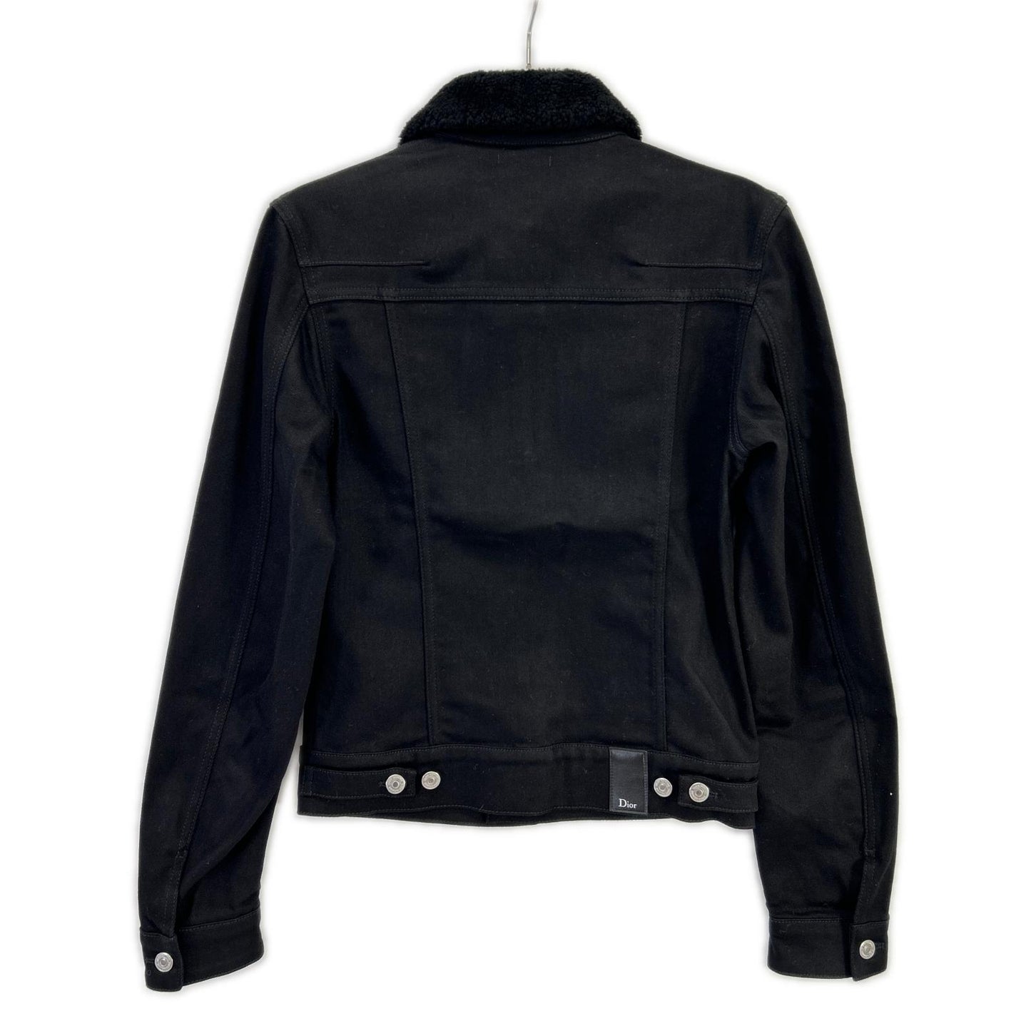 Dior HOMME ディオールオム 863C414Z4209 ブラック ボアカラー 3rd デニムジャケット ジャケット