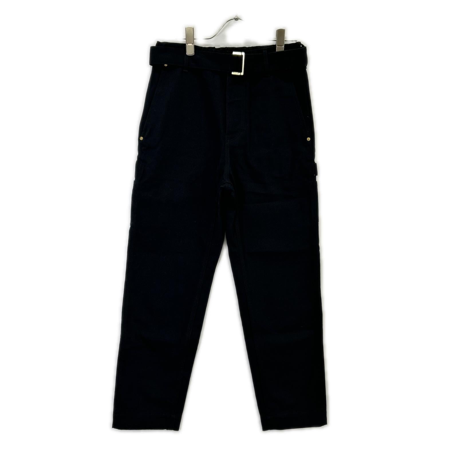 sacai サカイ 【×Carhartt WIP】23AW 23-0555S ブラック Canvas Pants/キャンバスペインターパンツ ボトムス