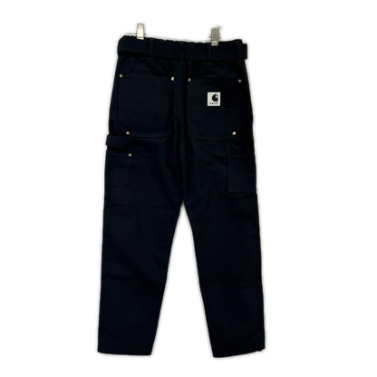 sacai サカイ 【×Carhartt WIP】23AW 23-0555S ブラック Canvas Pants/キャンバスペインターパンツ ボトムス