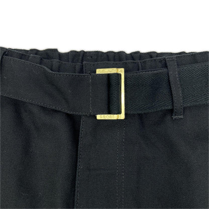 sacai サカイ 【×Carhartt WIP】23AW 23-0555S ブラック Canvas Pants/キャンバスペインターパンツ ボトムス