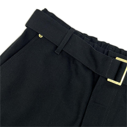 sacai サカイ 【×Carhartt WIP】23AW 23-0555S ブラック Canvas Pants/キャンバスペインターパンツ ボトムス