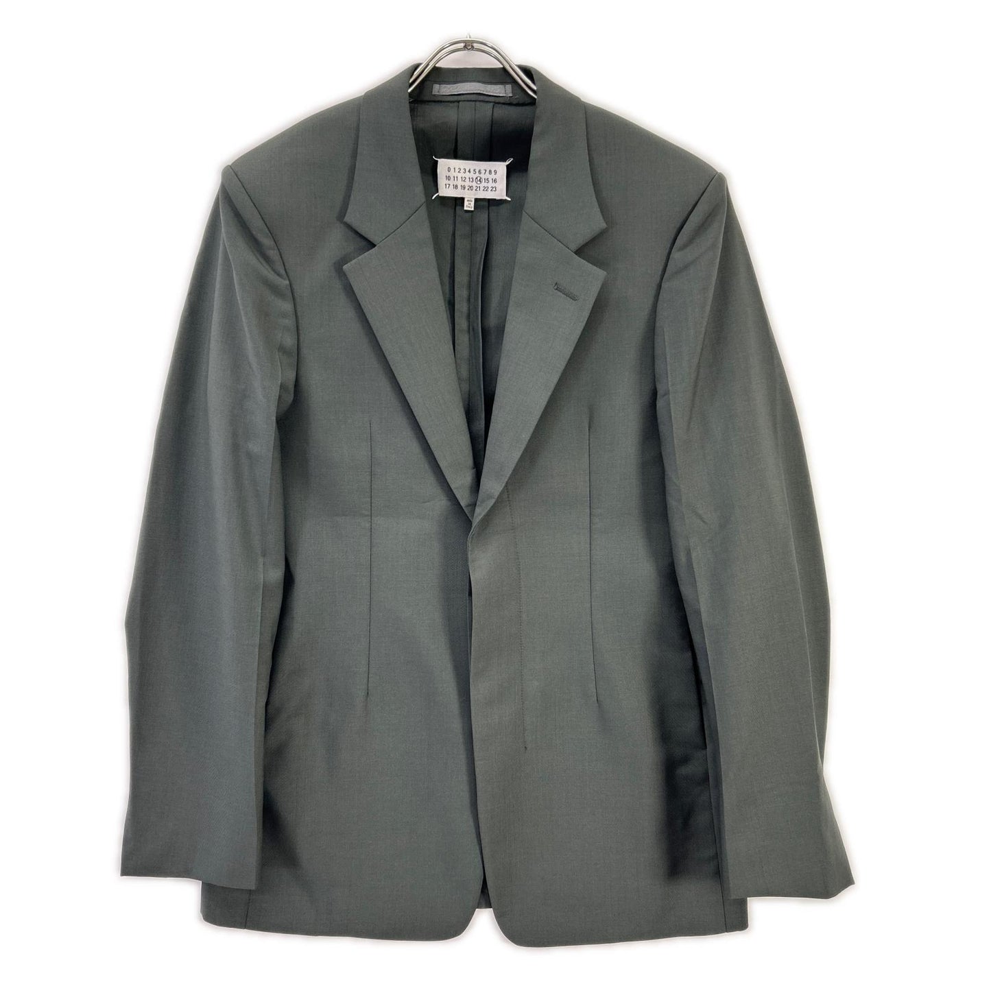 Maison margiela メゾンマルジェラ 20年製 S50BN0430 チャコール ウール 2B テーラードジャケット ジャケット