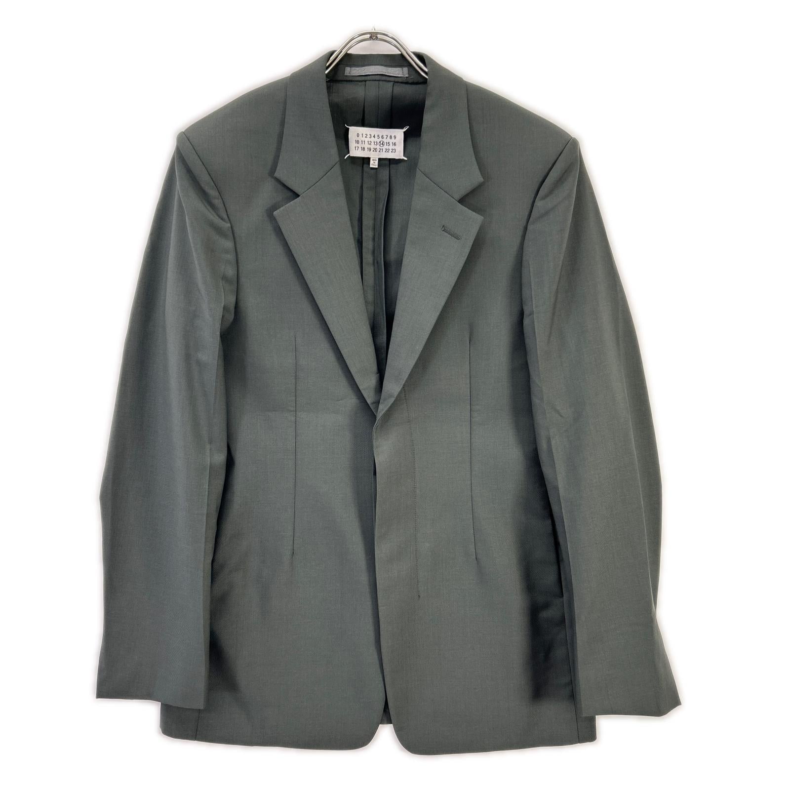 Maison margiela メゾンマルジェラ 20年製 S50BN0430 チャコール ウール 2B テーラードジャケット ジャケット