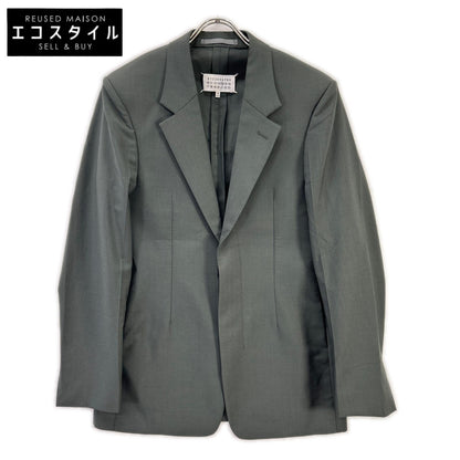 Maison margiela メゾンマルジェラ 20年製 S50BN0430 チャコール ウール 2B テーラードジャケット ジャケット