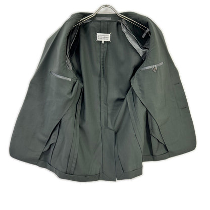 Maison margiela メゾンマルジェラ 20年製 S50BN0430 チャコール ウール 2B テーラードジャケット ジャケット