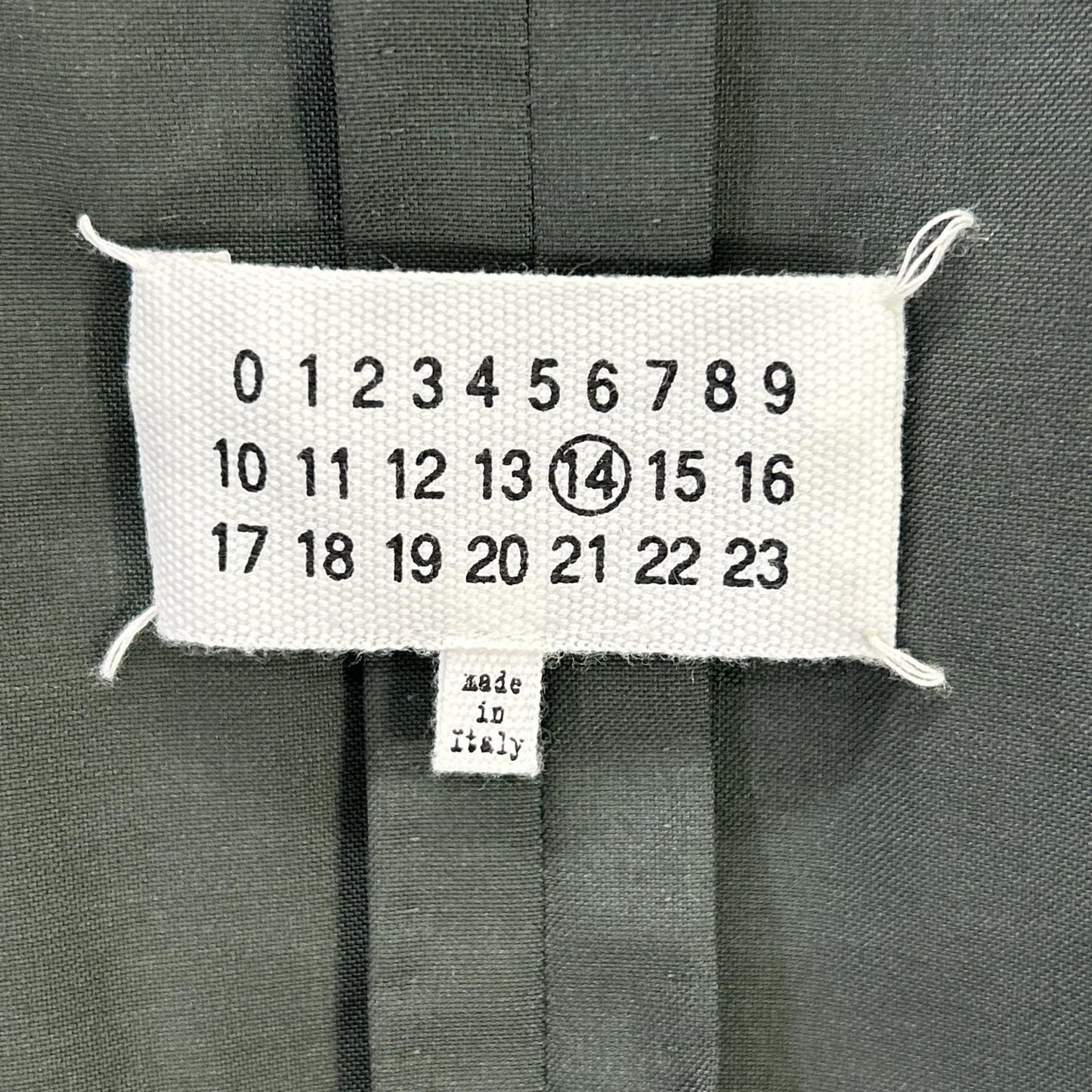 Maison margiela メゾンマルジェラ 20年製 S50BN0430 チャコール ウール 2B テーラードジャケット ジャケット