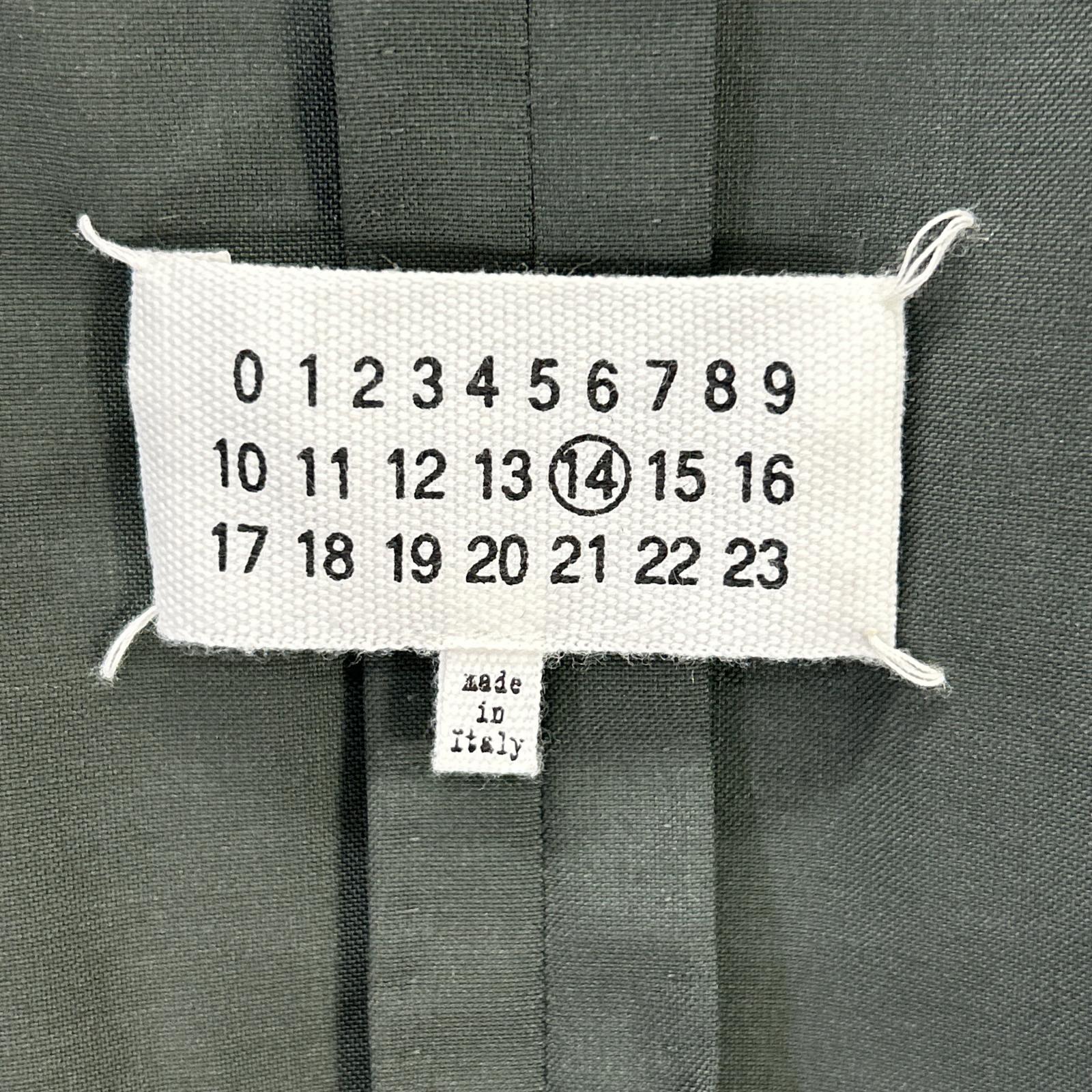 Maison margiela メゾンマルジェラ 20年製 S50BN0430 チャコール ウール 2B テーラードジャケット ジャケット
