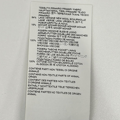 Maison margiela メゾンマルジェラ 20年製 S50BN0430 チャコール ウール 2B テーラードジャケット ジャケット