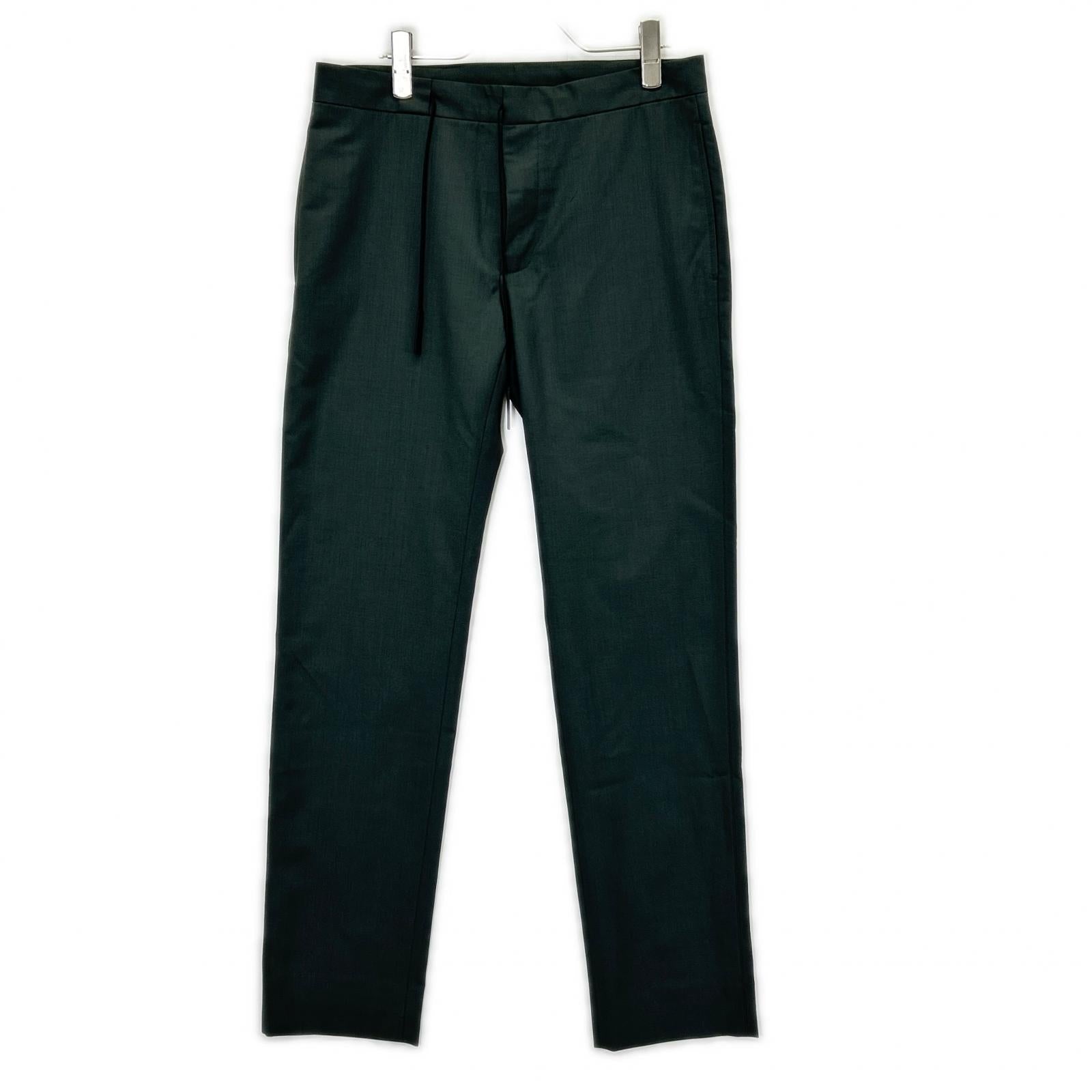 Maison margiela メゾンマルジェラ 20年製 S50KA0522 チャコール ウール ノータック ストレートパンツ ボトムス