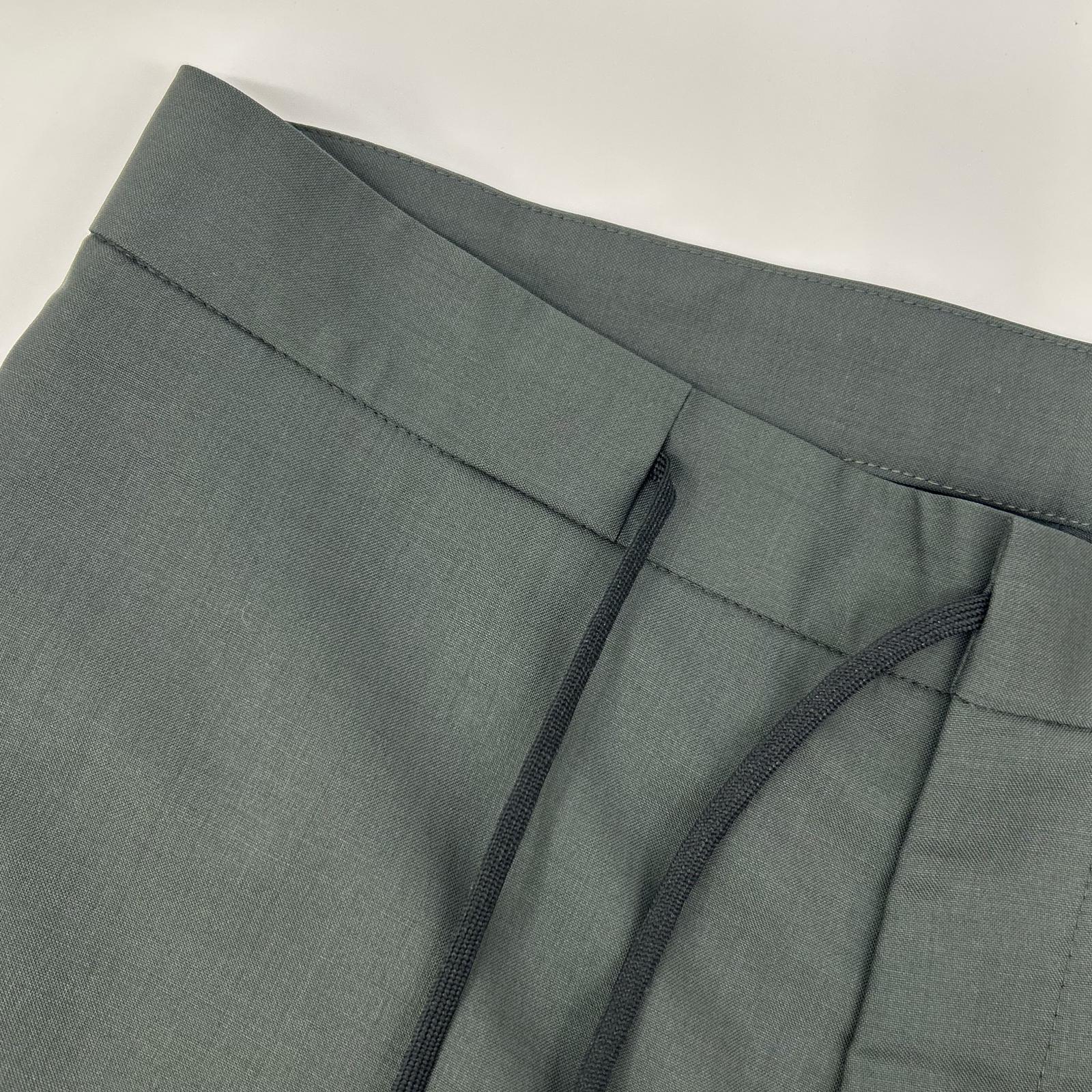 Maison margiela メゾンマルジェラ 20年製 S50KA0522 チャコール ウール ノータック ストレートパンツ ボトムス