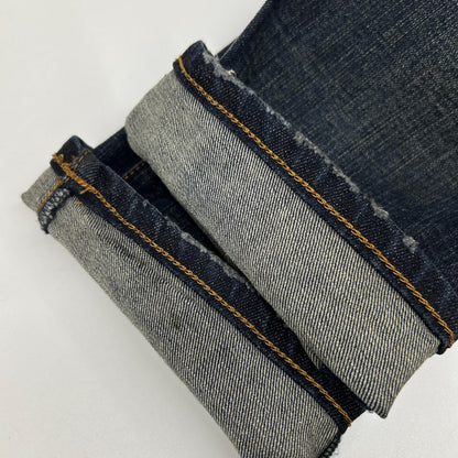 Dior HOMME ディオールオム 163D007TX995 11SS ブルー ボタンフライ JAKE ジェイク ストレッチデニムパンツ ボトムス