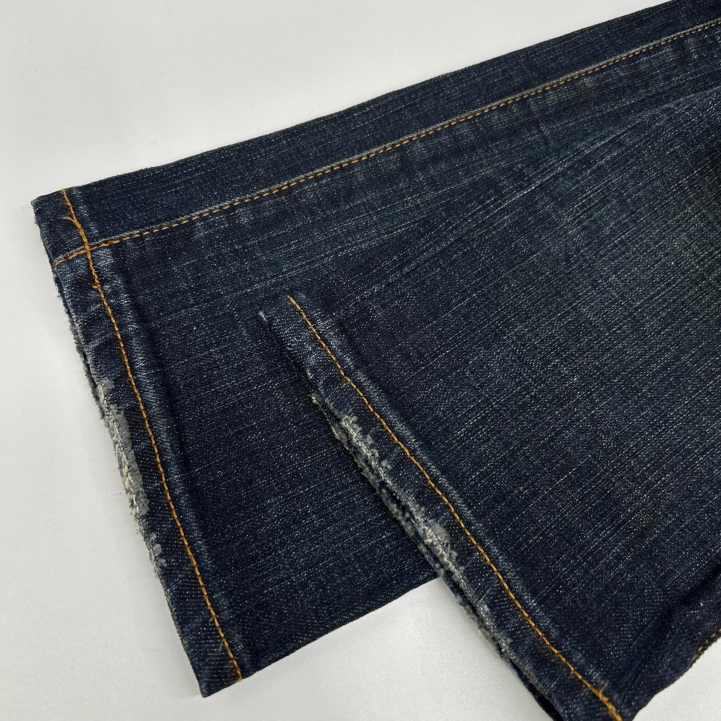 Dior HOMME ディオールオム 163D007TX995 11SS ブルー ボタンフライ JAKE ジェイク ストレッチデニムパンツ ボトムス