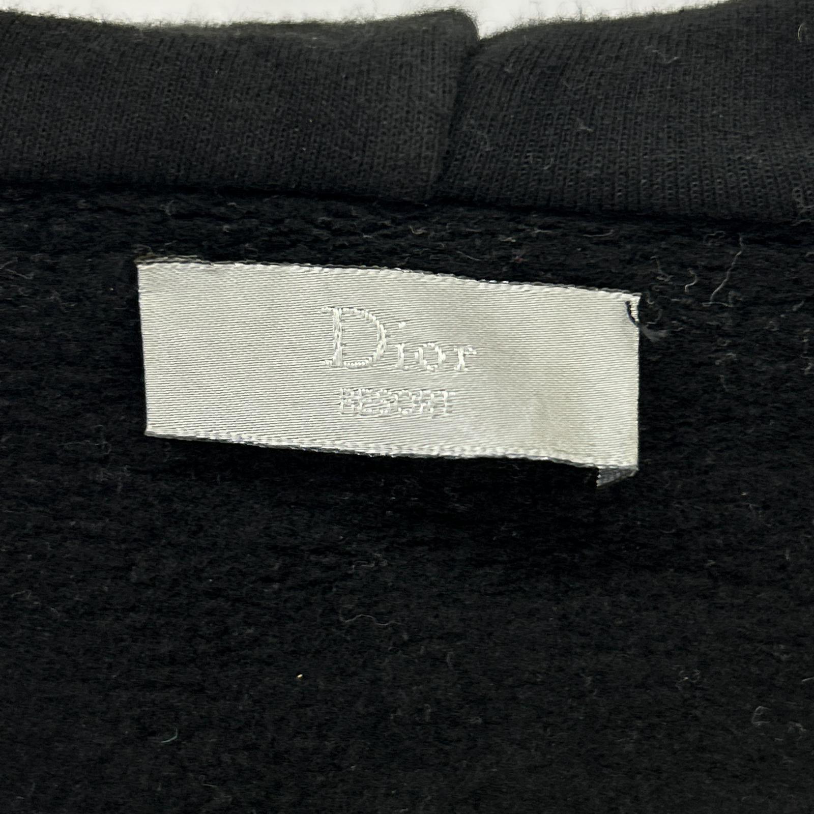 Dior HOMME RESORT ディオールオムリゾート ブラック ビー刺繍 ダブルジップ ジップアップ フーディ ジャケット