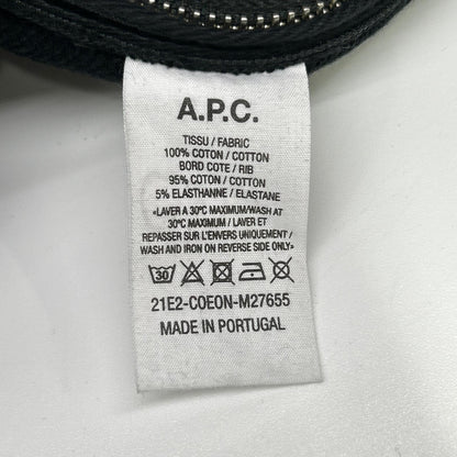 A.P.C. アーペーセー 【×sacai】21E2-COEON-M27655 ブラック フロントプリント フーディ トップス