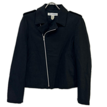 COMMEdesGARCONS SHIRT Comme des Garçons Shirt 11AW W19138 Black Wool Double Rider Jacket