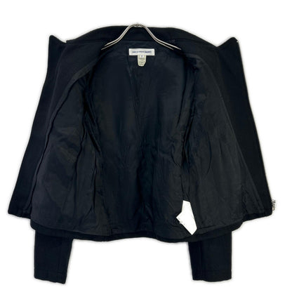 COMMEdesGARCONS SHIRT Comme des Garçons Shirt 11AW W19138 Black Wool Double Rider Jacket