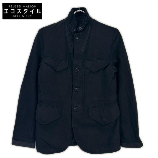 COMMEdesGARCONS HOMME コムデギャルソンオム 13AW HL-J015 ブラック 製品染め 4P ジップアップ ジャケット ジャケット