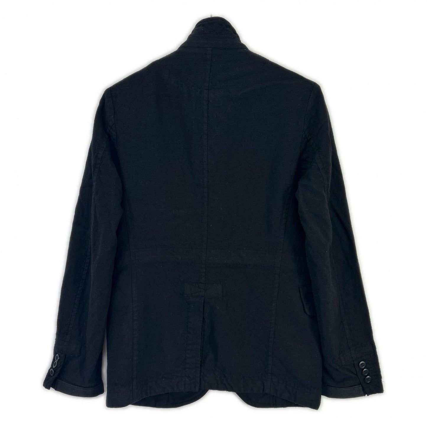 COMMEdesGARCONS HOMME Comme des Garçons Homme 13AW HL-J015 Black Garment-Dyed 4-Pocket Zip-Up Jacket
