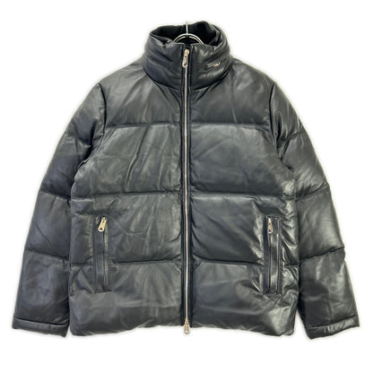 PaulSmith ポールスミス 243125 ブラック シープレザーダウンジャケット ジャケット