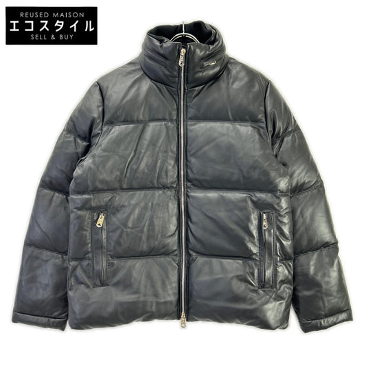 PaulSmith ポールスミス 243125 ブラック シープレザーダウンジャケット ジャケット