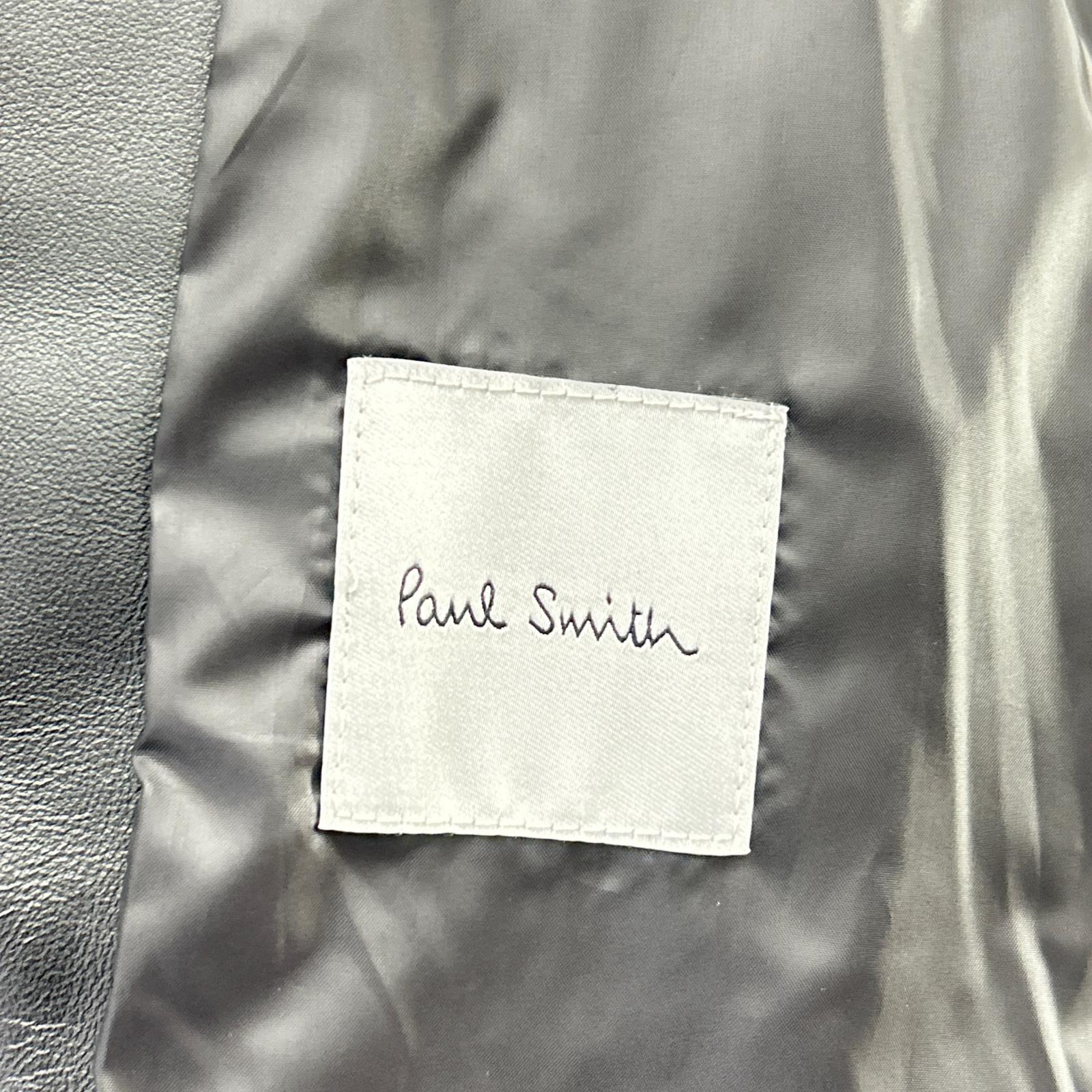 PaulSmith ポールスミス 243125 ブラック シープレザーダウンジャケット ジャケット