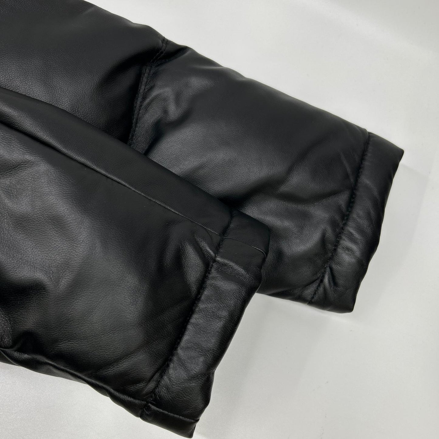 PaulSmith ポールスミス 243125 ブラック シープレザーダウンジャケット ジャケット