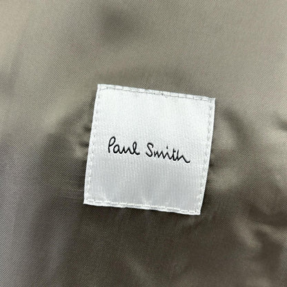 PaulSmith ポールスミス 143168 カーキグレー シープレザー ジップアップ シングルライダース ジャケット ジャケット