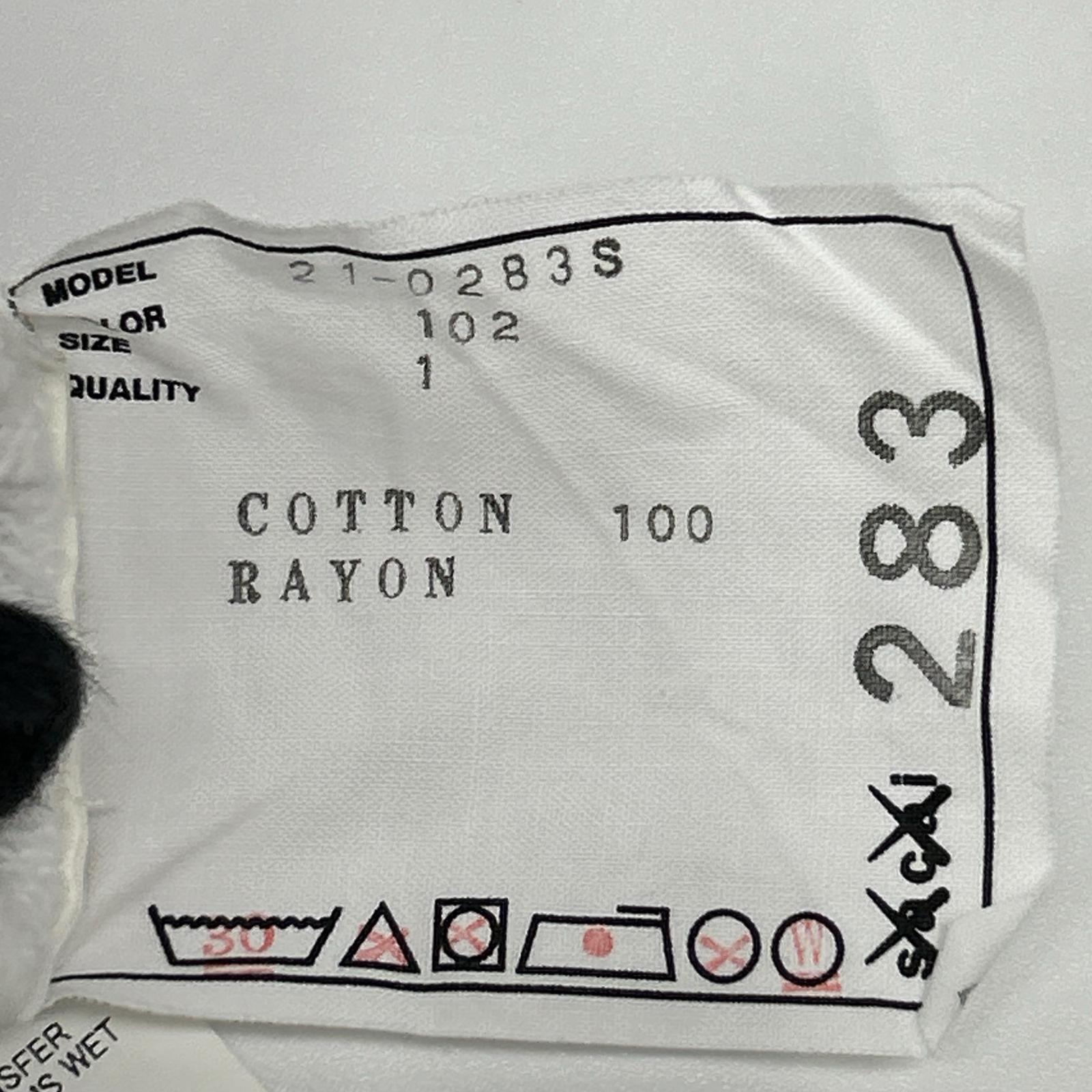 sacai サカイ 【×KAWS】21年製 21-0283S ホワイト ロゴ刺繍 フーディ トップス