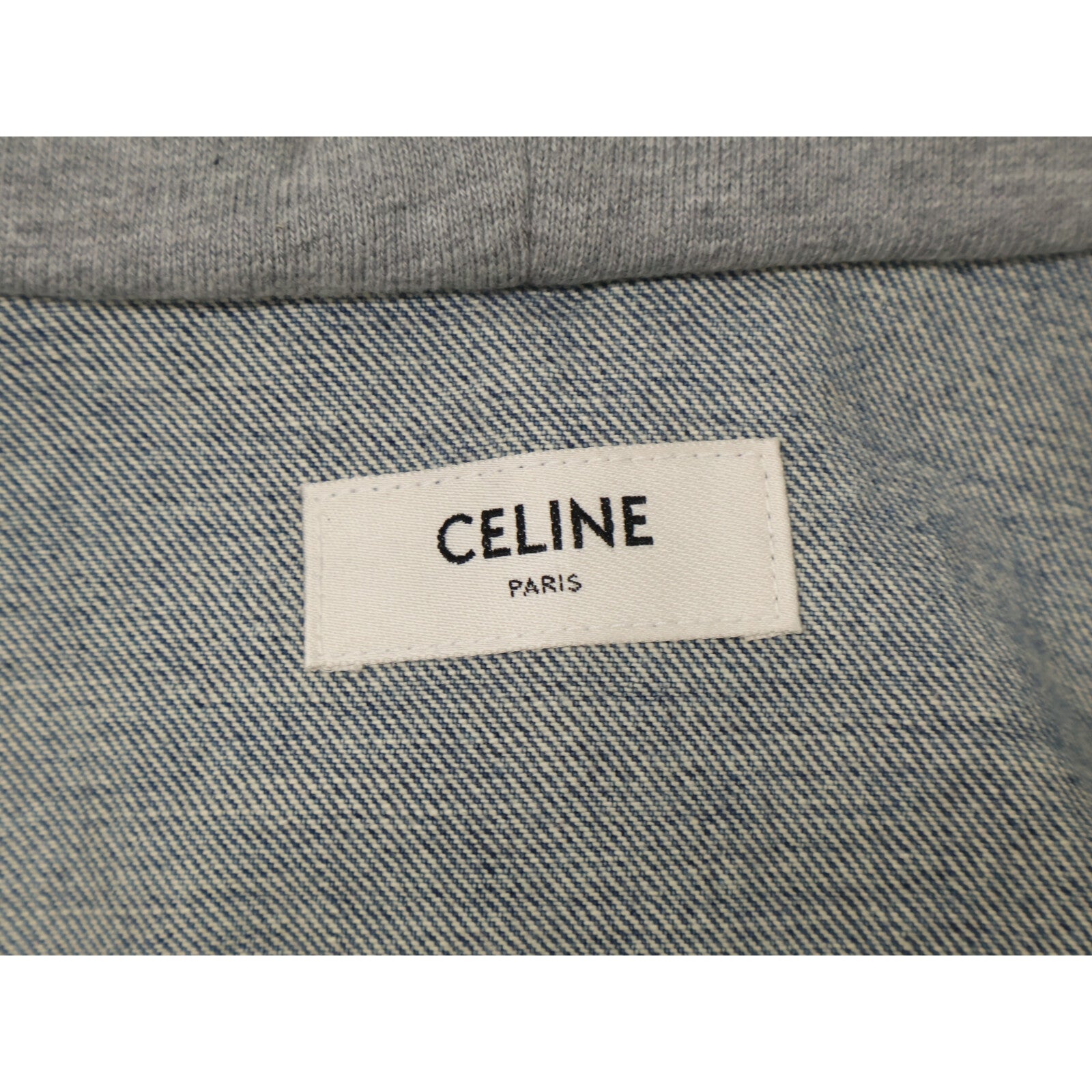 CELINE セリーヌ 【国内正規】フードドッキング デニム トラッカージャケット ジャケット