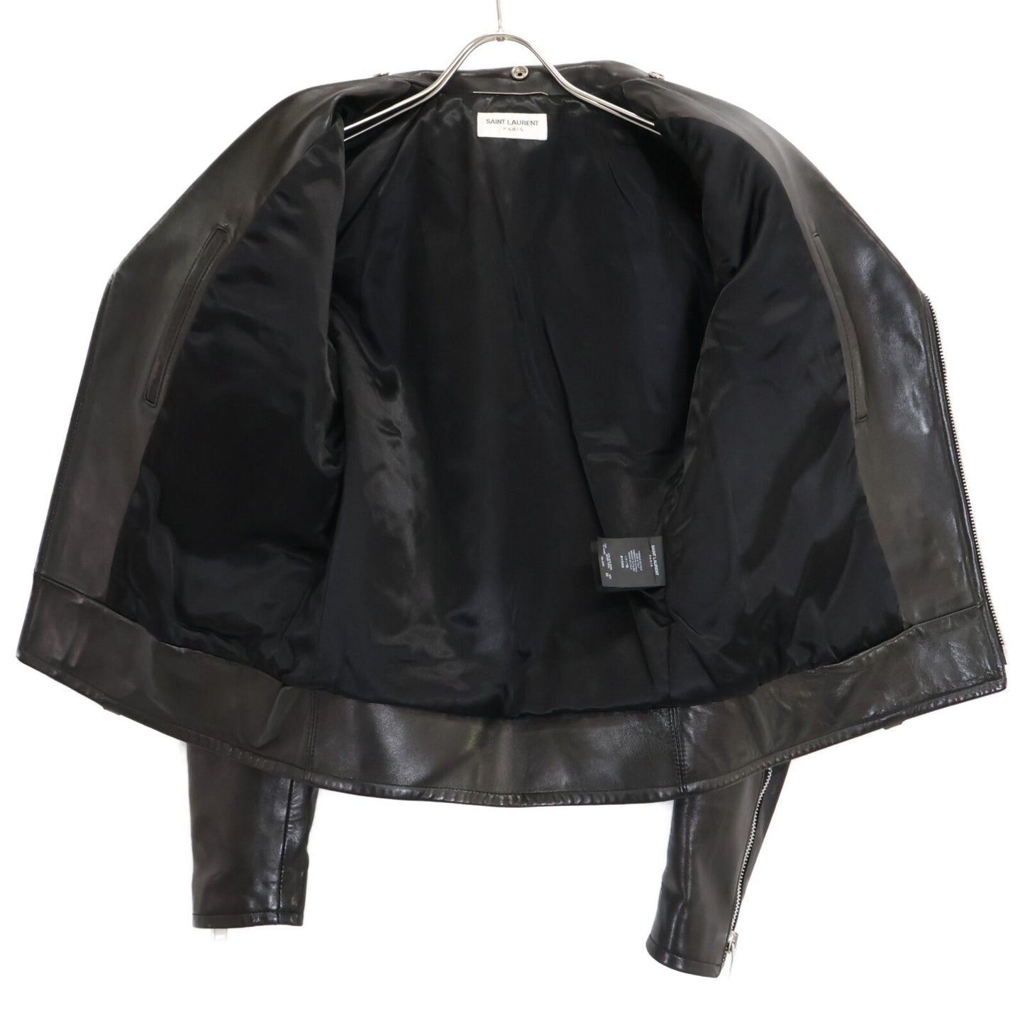 SAINT LAURENT PARIS サンローランパリ 【国内正規】397290 Y5YA1 エディ期 ラムレザー クラシックモーターサイクルジャケット ジャケット
