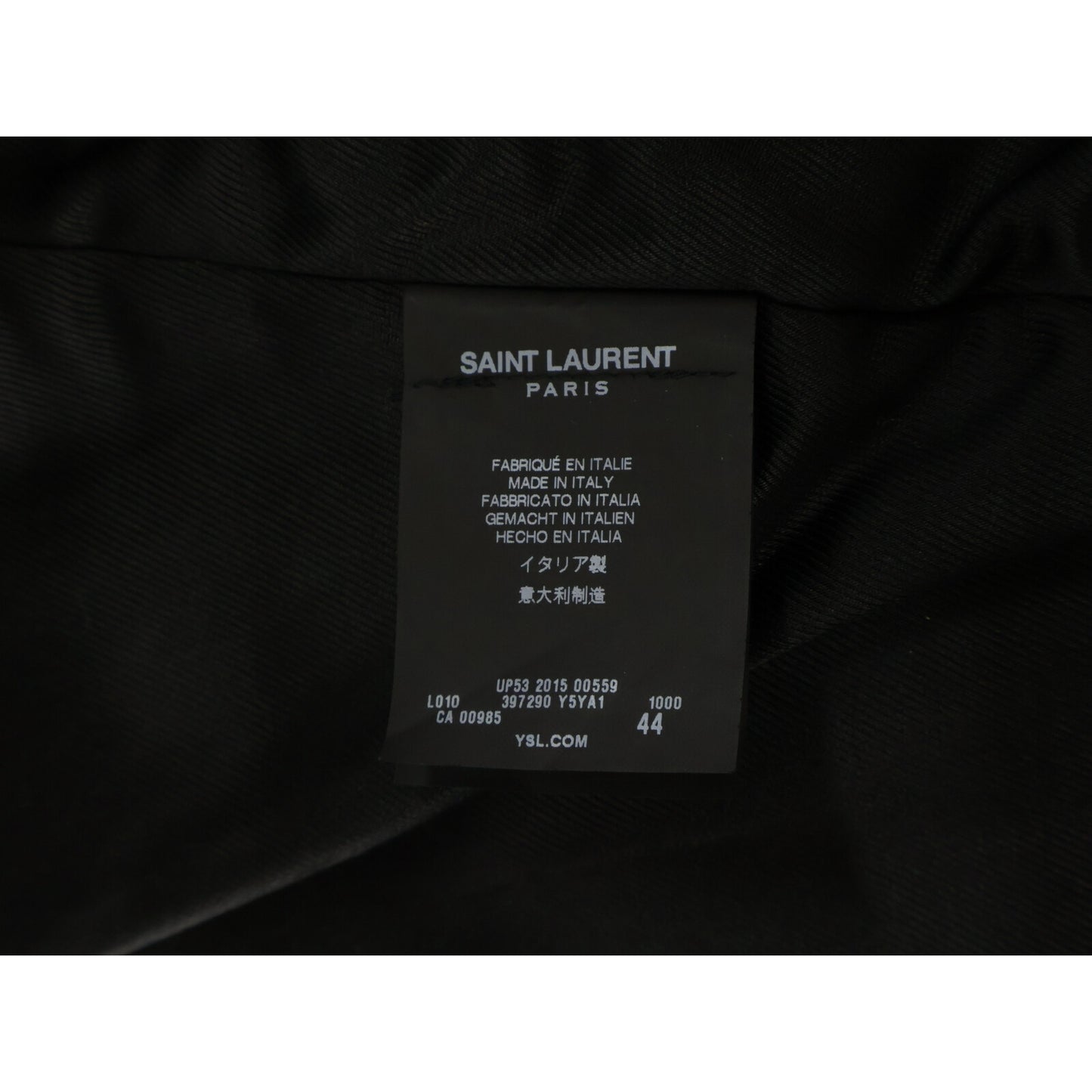 SAINT LAURENT PARIS サンローランパリ 【国内正規】397290 Y5YA1 エディ期 ラムレザー クラシックモーターサイクルジャケット ジャケット