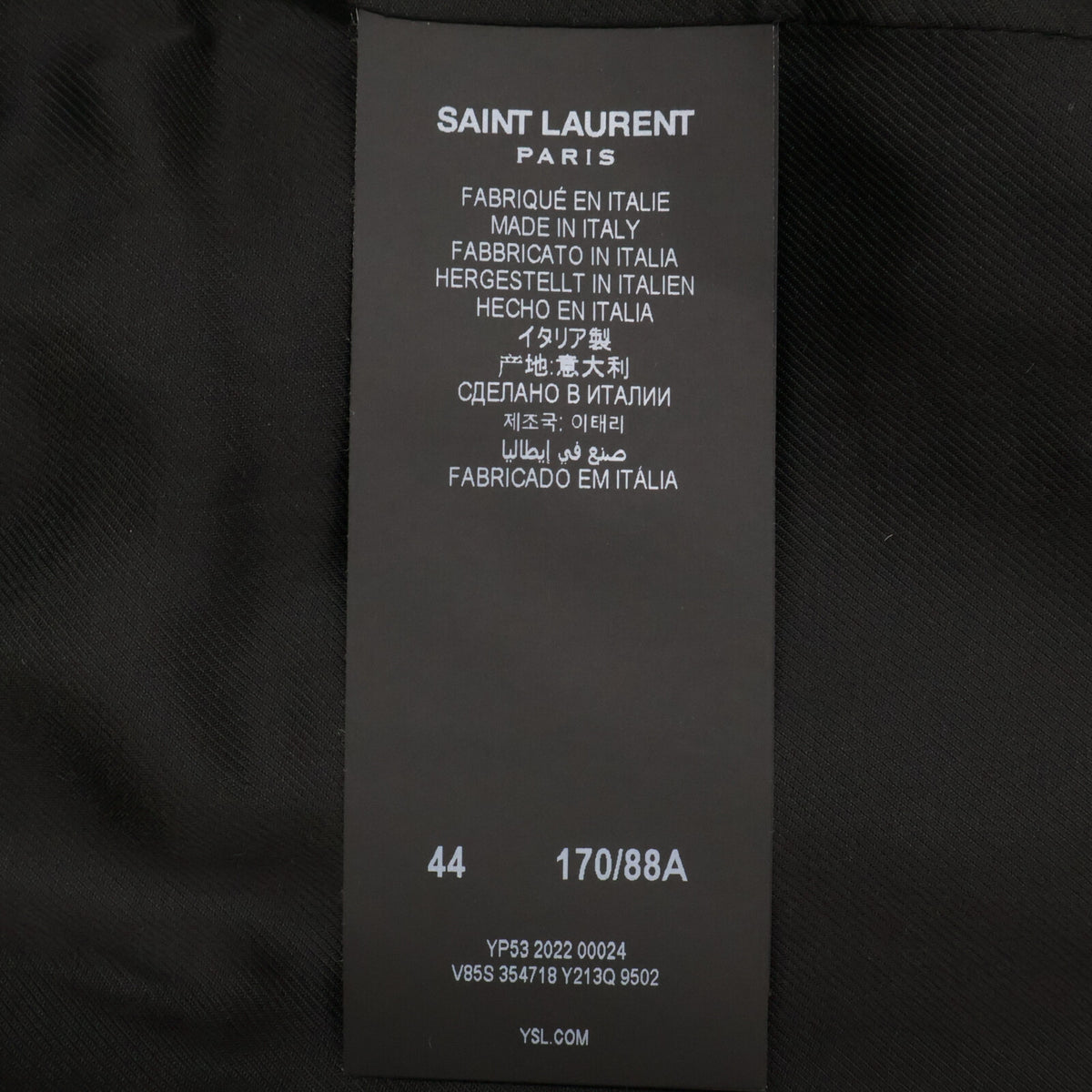SAINT LAURENT PARIS サンローランパリ 【国内正規】354718 Y213Q Teddy Jacket テディジャケット ジャケット