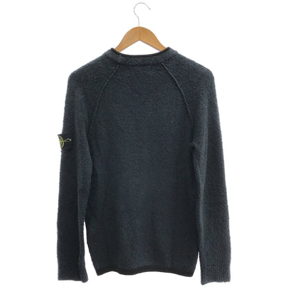 STONE ISLAND ストーンアイランド 19年製 7115570D2 ネイビー Teddy crewneck sweater テディ ロゴワッペン クルーネックスウェット トップス