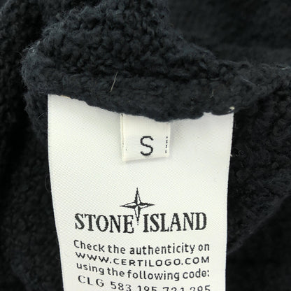 STONE ISLAND ストーンアイランド 19年製 7115570D2 ネイビー Teddy crewneck sweater テディ ロゴワッペン クルーネックスウェット トップス