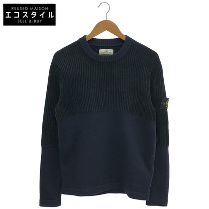 STONE ISLAND ストーンアイランド 19AW 7115570D2 ネイビー ラグランスリーブニットセーター トップス