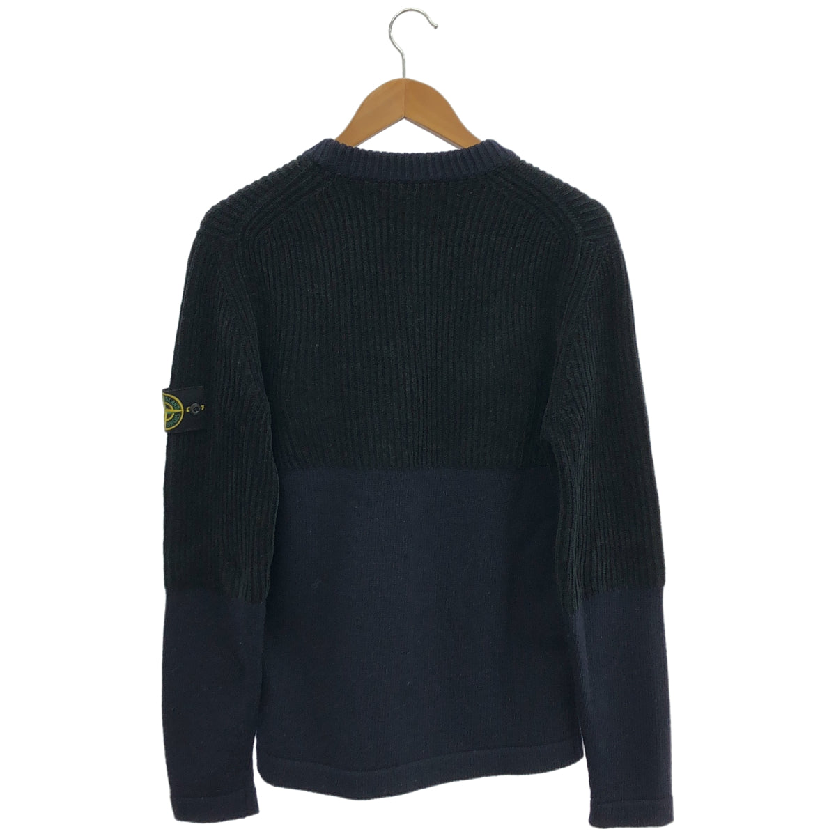 STONE ISLAND ストーンアイランド 19AW 7115570D2 ネイビー ラグランスリーブニットセーター トップス