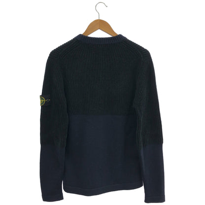 STONE ISLAND ストーンアイランド 19AW 7115570D2 ネイビー ラグランスリーブニットセーター トップス